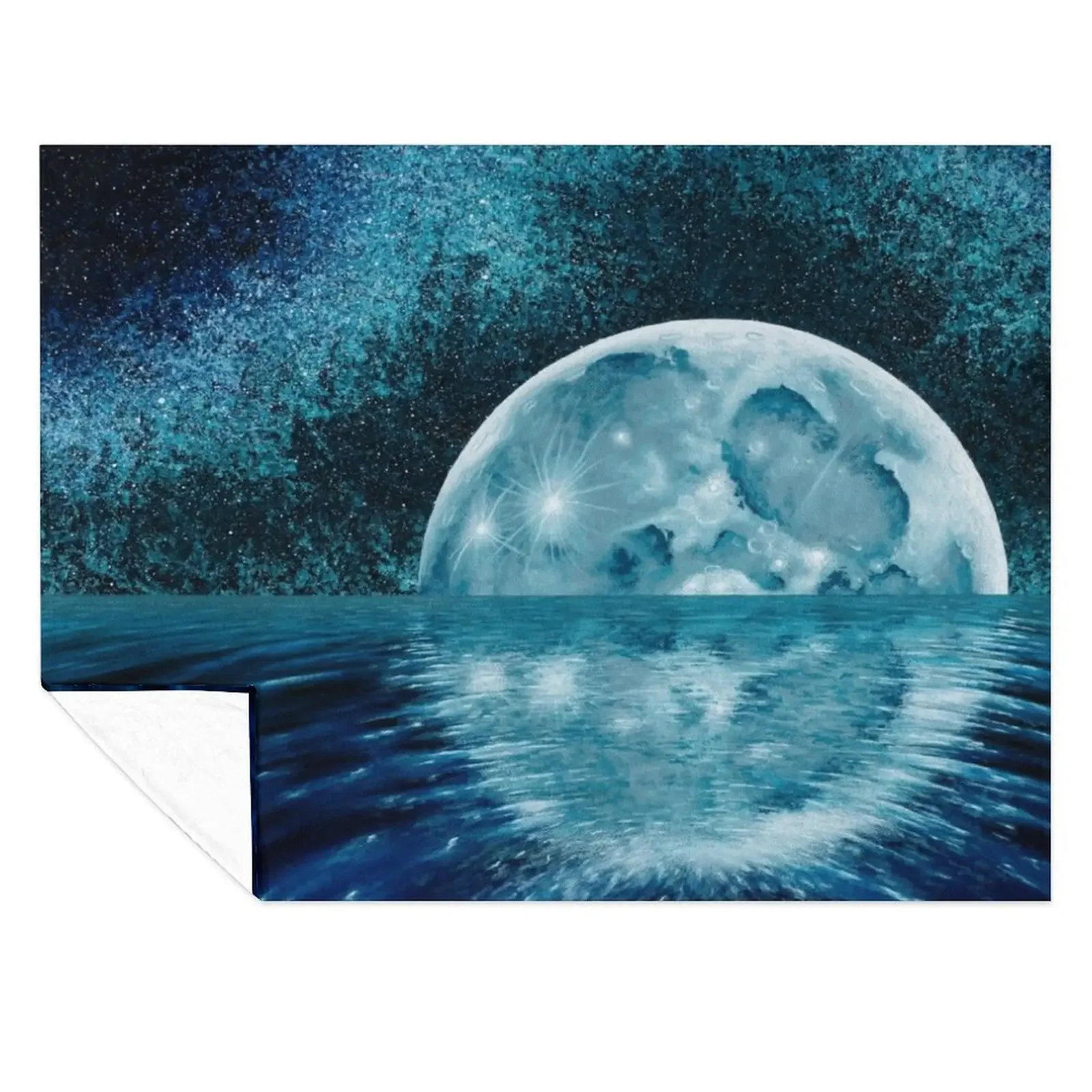 

Lunar Mirror Throw Blanket Tourist warm for winter Thermal Cute Blankets