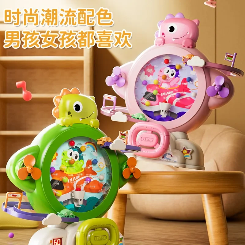 Dinosaur Receiving Machine Children's Puzzle Receiving Bean Machine Parent-child Interactive Desktop Receiving Bean Game Console