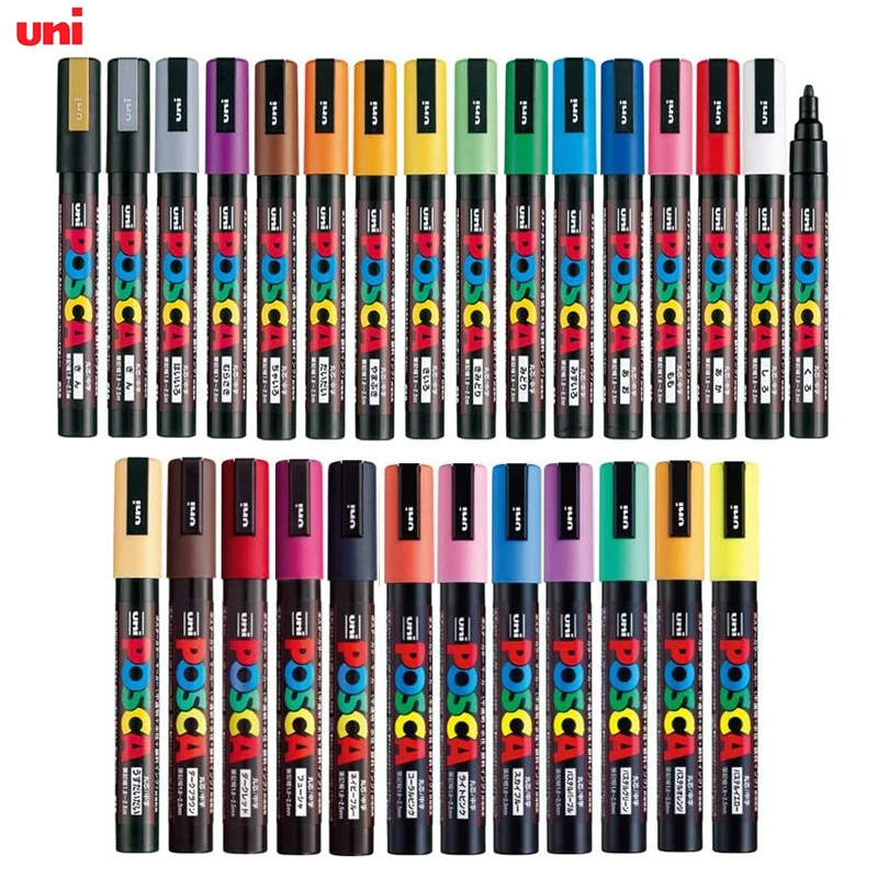 Uni Posca Paint Marker FULL RANGE 28색 세트로 아트 작업의 완성도를 높이는 방법