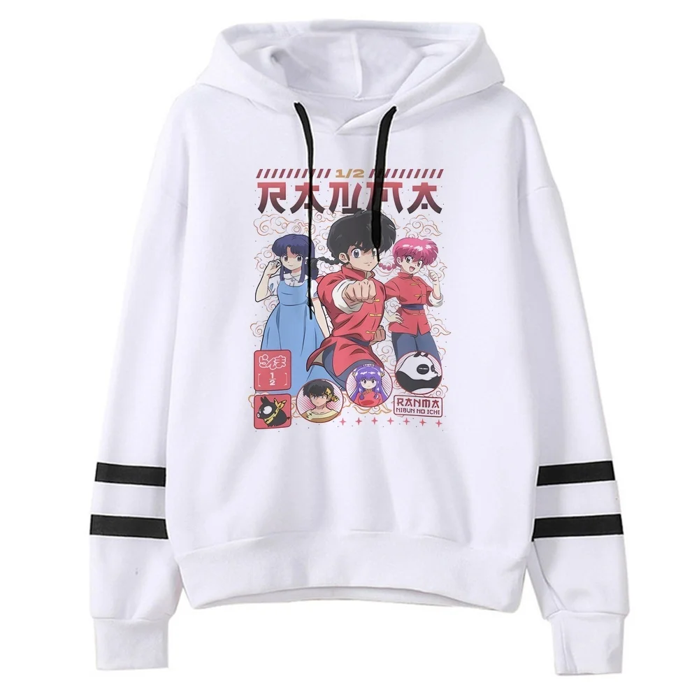Ranma 12 Saotome hoodies women fashion tops cartoon 2000s hip hop harajuku male Quality