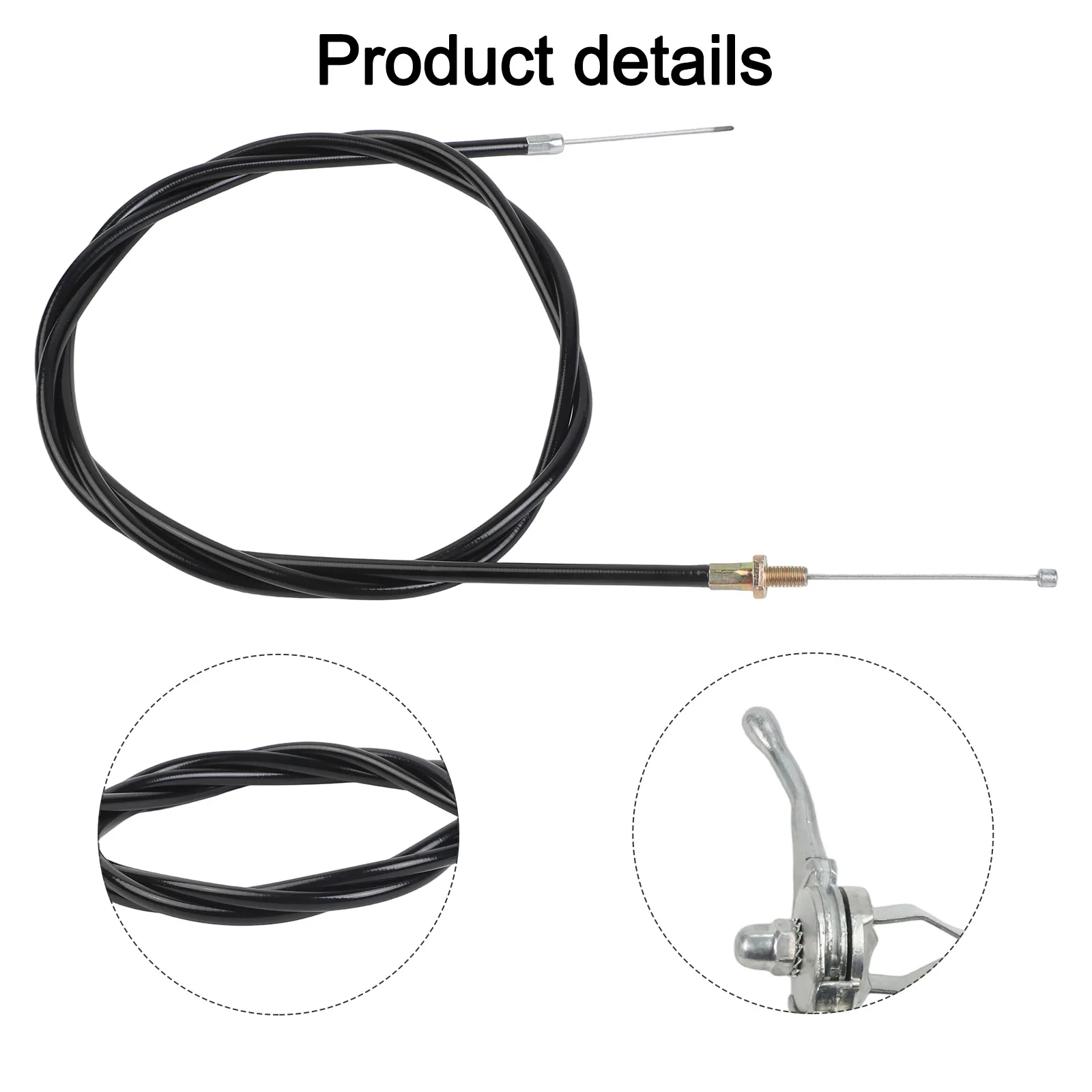 

Комплект тросов дроссельной заслонки, как показано на рисунке, высокопроизводительный трос дроссельной заслонки, трос для триммера Whiteman J36, простая установка, оптимальная производительность