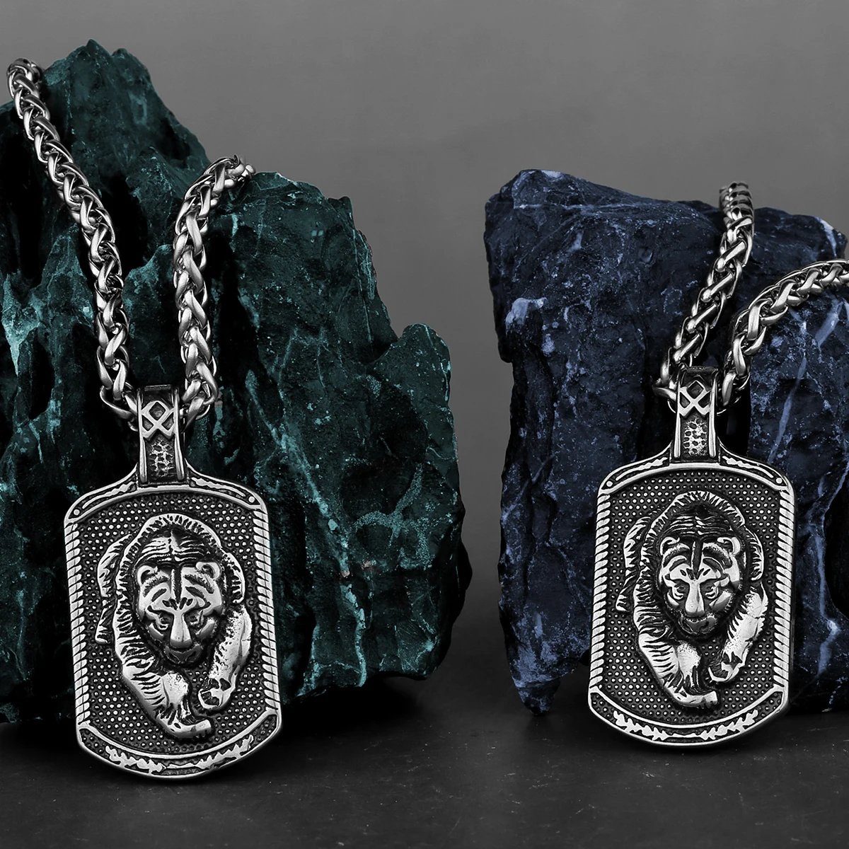 

316L Stainless Steel Odin Bear Claw Head Amulet Nose Black Viking Pendant Men’s Gift Pagan Animal Jewelry Wholesale