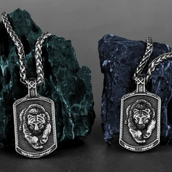 316L Stainless Steel Odin Bear Claw Head Amulet Nose Black Viking Pendant Men’s Gift Pagan Animal Jewelry Wholesale