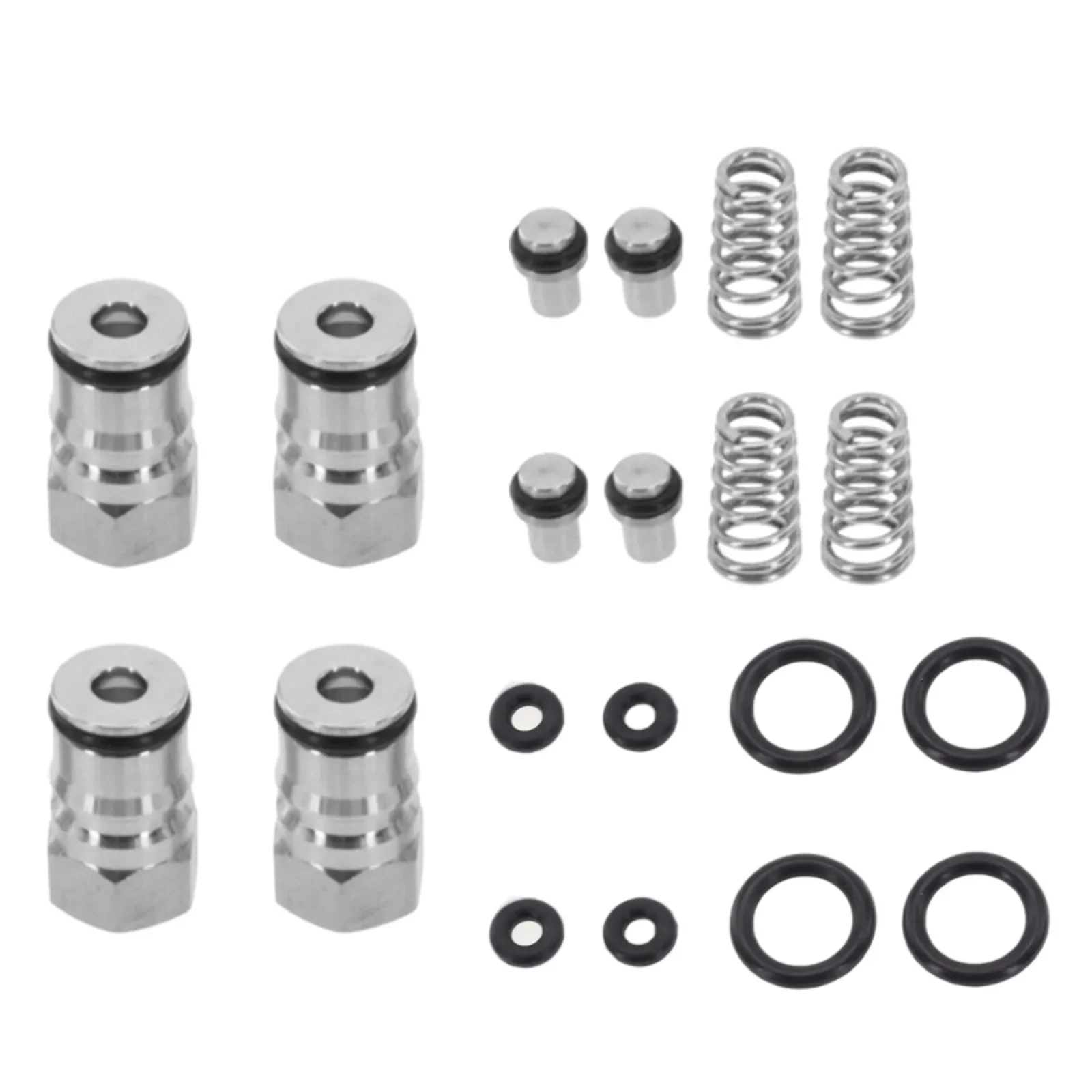 Ball Lock Fittings Ball Lock Keg Couplers Extra O-rings Leakage Prevention Notched Base Quick Disconnect Silicone Washers