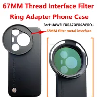 67MM Phone Lens Case For HUAWEI Pura 70 Pro 67MM Thread Interface Filter Ring Adapter Phone Case Universal ZOMEI CPL Star Filter