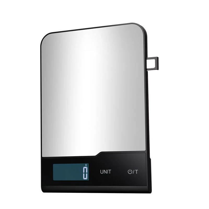 Digitale Küchen waage 5kg/10kg/15kg Edelstahl platte wiederauf ladbare elektronische Lebensmittel waage zum Kochen und Backen von LCD-Displays