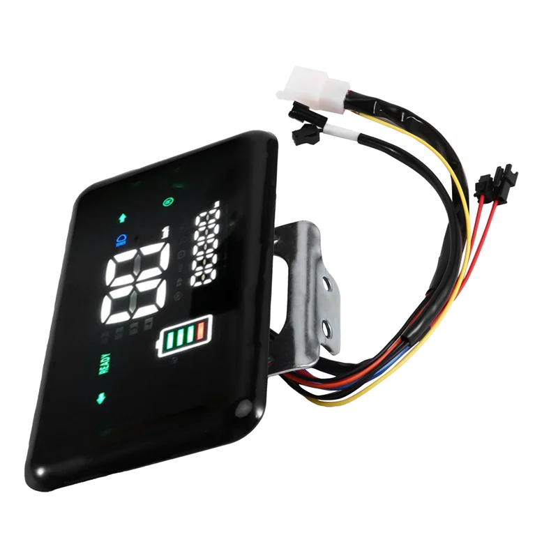 ABGI-For Electric Scooter Bicycle E-Bike 48V-72V Colour LCD Digital Speedometer Display