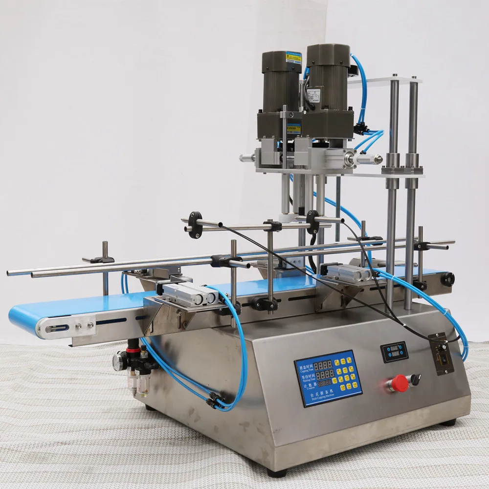 Picture 4: Automatic Powder Bottle Screw Capper Pneumatic Wood And Plastic Capping Machine For Food And Beverage Application