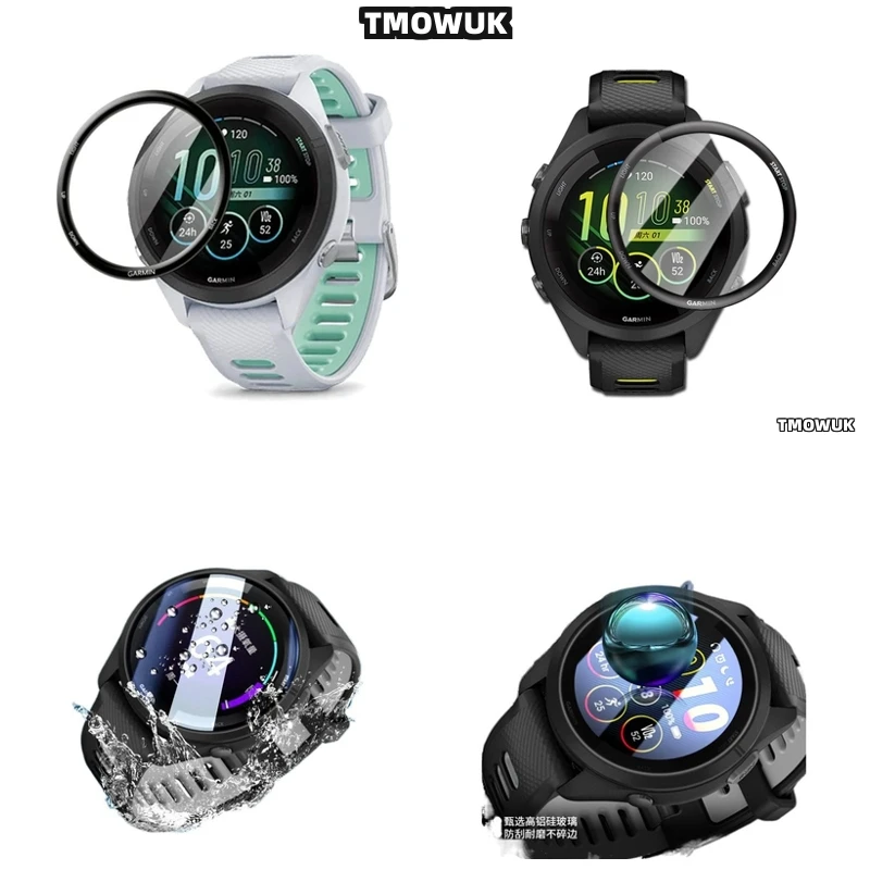 

For Garmin Forerunner 158 165 245 255 255s 265 265s Full Cover Anti - Scratch Screen Film 3D Flexible
