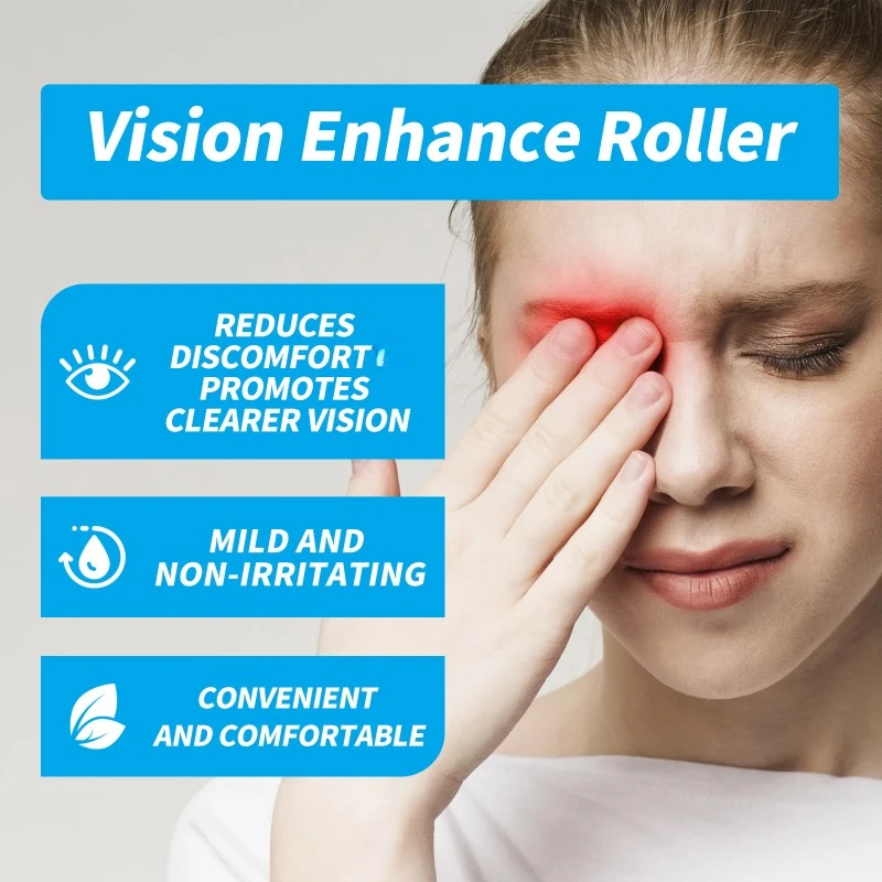 Eye Massager Roller Liquid Relieve Dry Eyes Anti-Fatigue Enhanced Vision Improve Myopia Treatment Blurred Eyesight Roll on