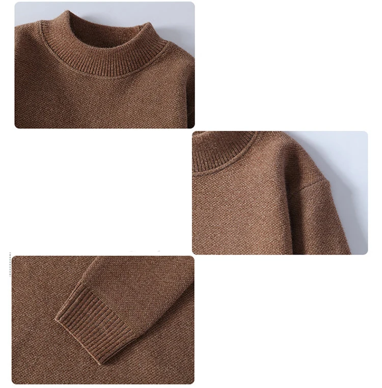 Abbigliamento uomo Pullover Autunno Moda Maglione Uomo Streetwear Casual Maglia da uomo Maglioni Primavera Felpa Tinta unita