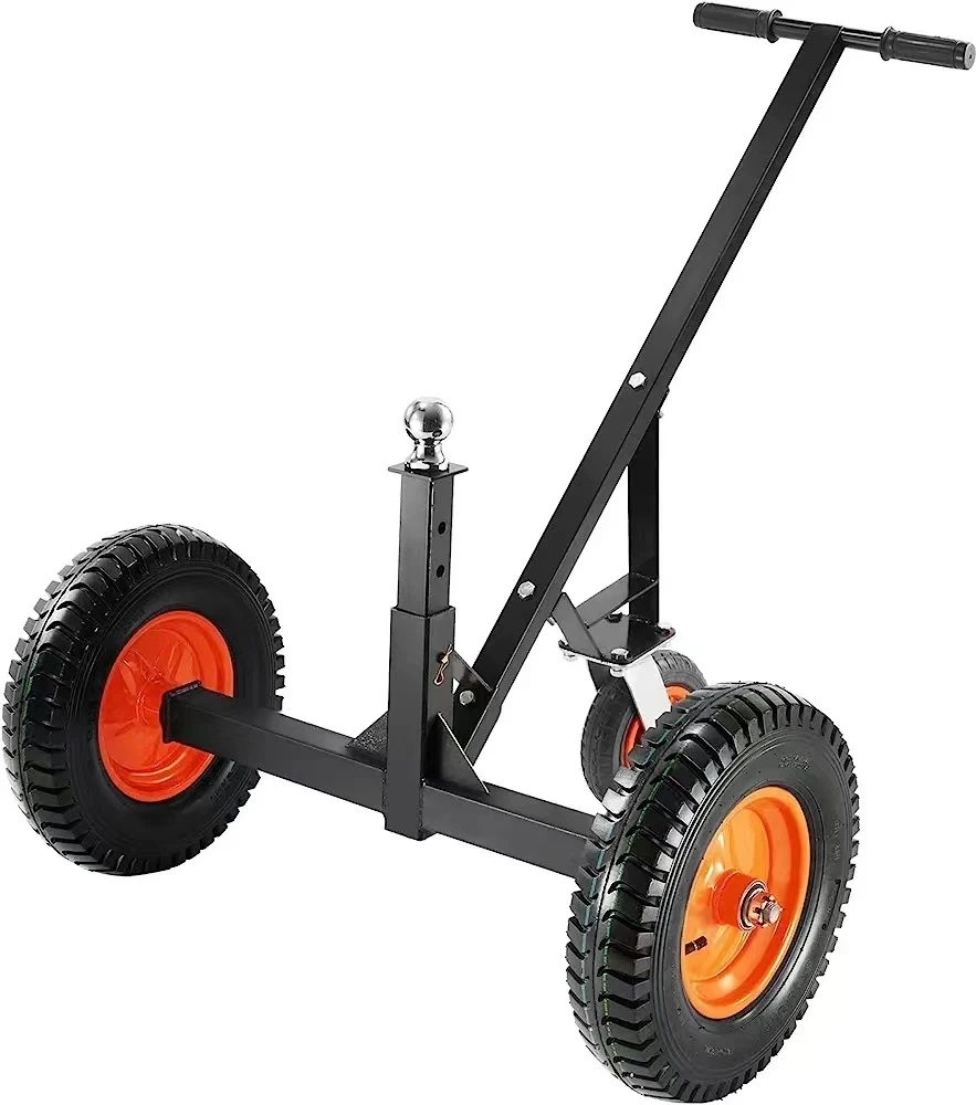 Adjustable Trailer Dolly Hitch Mover 1,000 Lbs Loading Capacity Trailer Hitch Tow Dolly for Moving Car RV Boat Trailer Camping
