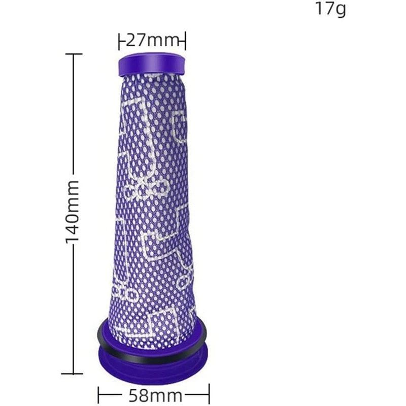 Pré & Post Filtro Do Motor para Aspirador De Pó, Escova Do Rolo Principal, Peças De Reposição, Acessórios, Fit para Dyson DC50, DC50I, UP15