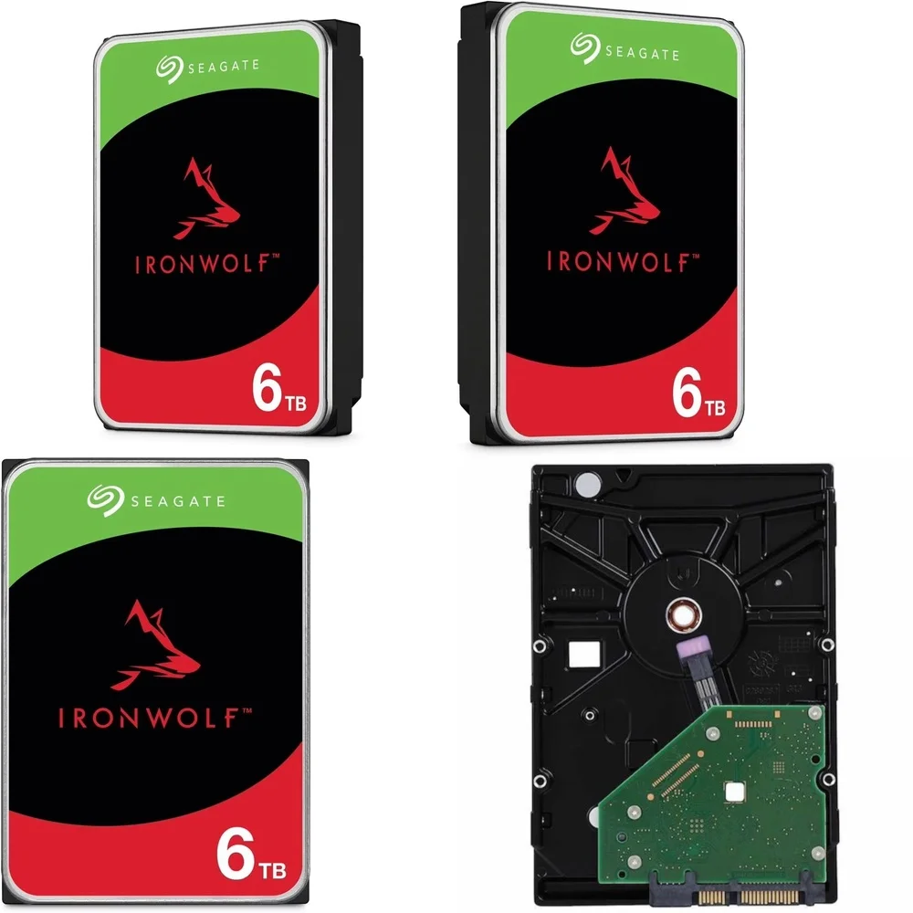 

6TB 3.5 Inch SATA Hard Drive HDD for NAS ST6000VN006 5400 RPM Internal Storage Disk for Network Attached Storage Server