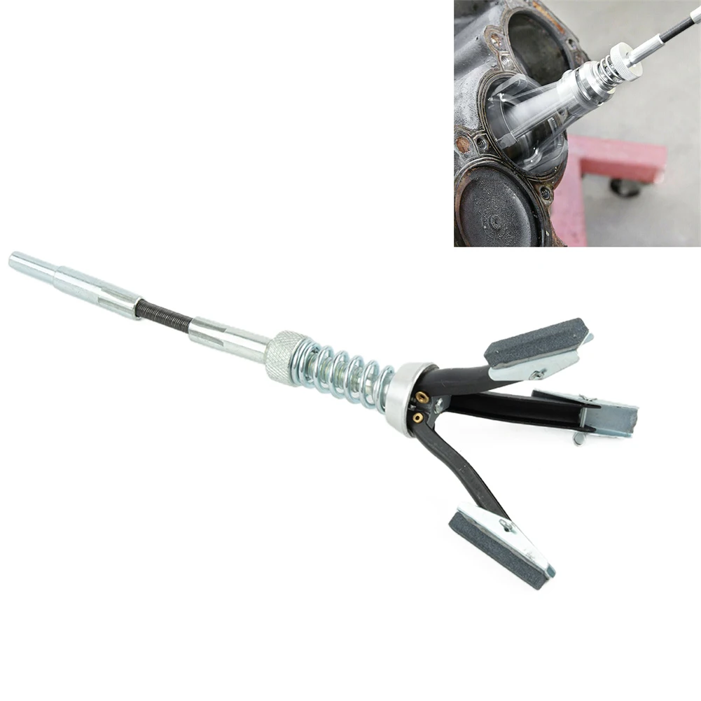 1 Pc Car Engine Cylinder Honing Tool Three-jaw Adjustable Brake Cylinder Hone Flex Shaft Bore Honing Up To 18-63mm