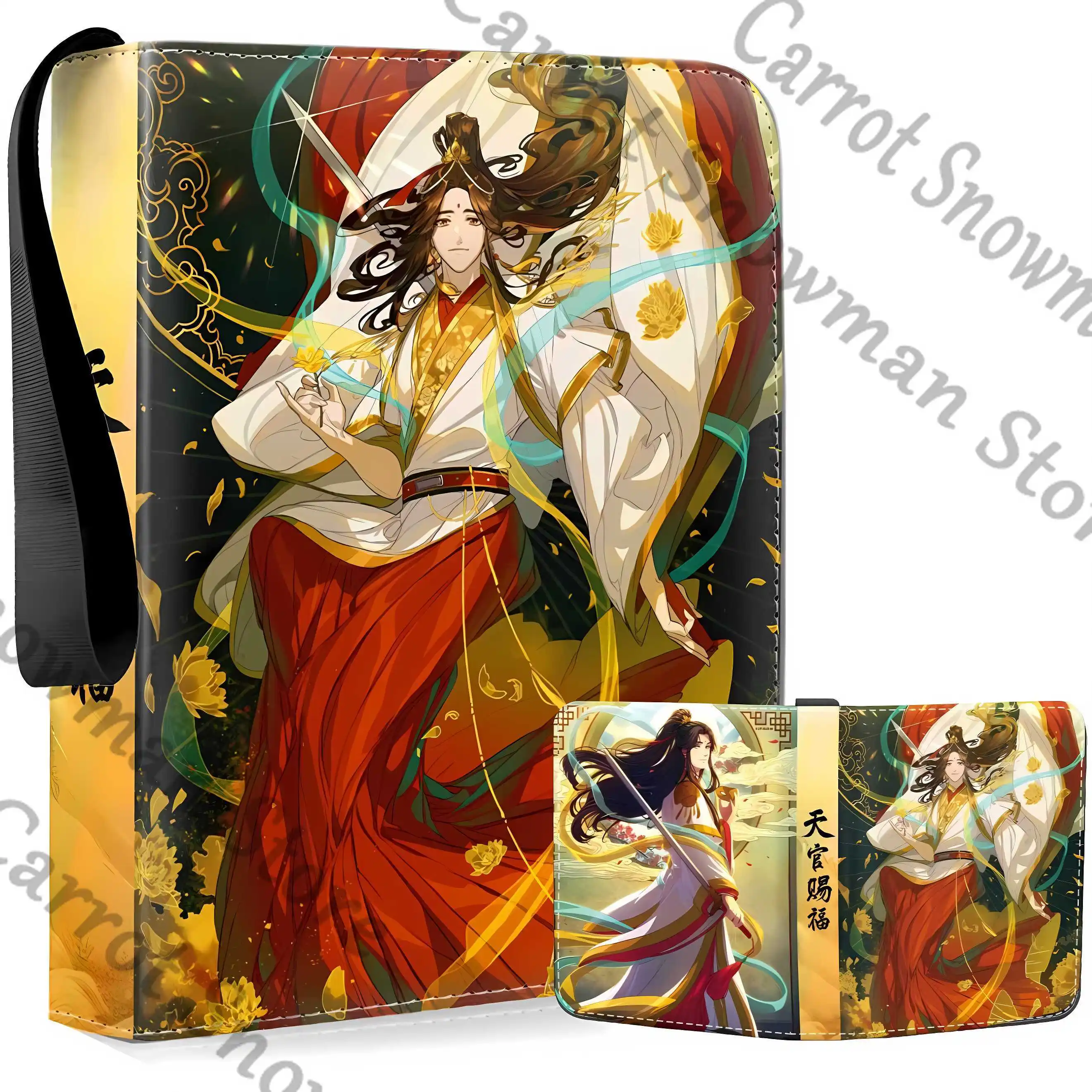 

Tian Guan Ci Fu Xie Lian Hua Cheng Anime Loose-leaf Cards Book Card Album Holder Animation Organizer Cospaly Gift Cartoon Prop