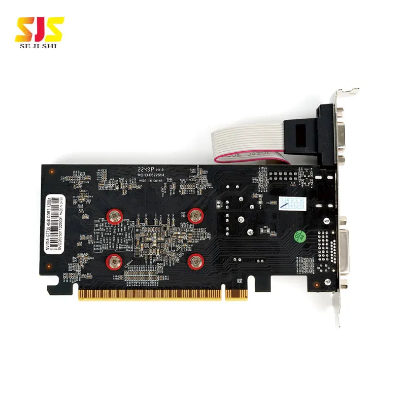 SEJISHI SJS GT730 4GB Video Card GeForce Display Vga Cards DDR3 128Bit Game Computer Graphics Card for NVIDIA Game PC GT 730 D3