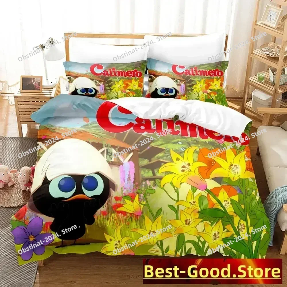 

Top Calimero Bedding Set Single Twin Full Queen King Size Bed Set Aldult Kid Bedroom Duvetcover Sets 3d Anime Kawaii Bed