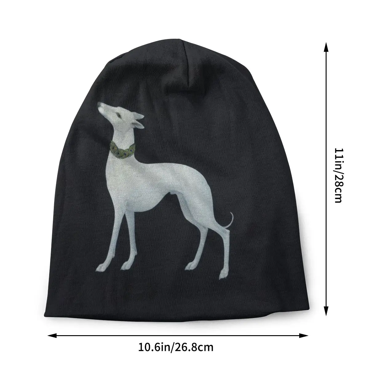 Cute Greyhound Bonnet Femme Cool Knitted Hat For Men Women Winter Warm Whippet Sihthound Dog Beanies Caps