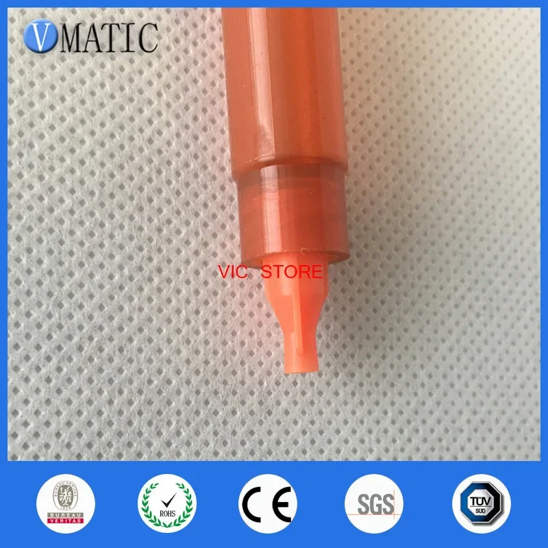 Free Shipping Pack Of 10 X 5cc/ml Amber UV Block Fluid Manual Syringe Dispenser For Epoxy Resin