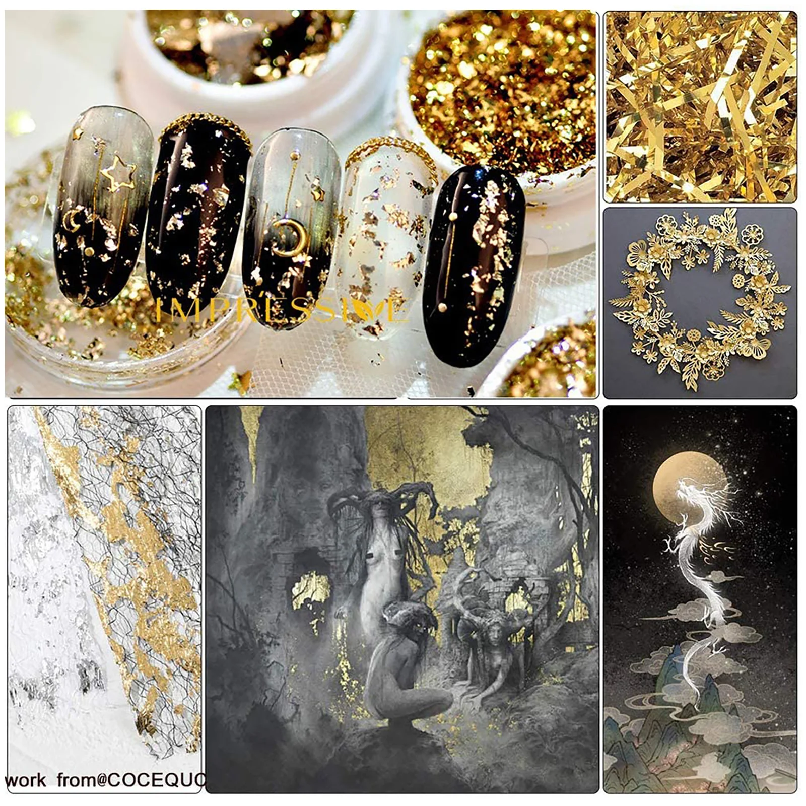 

48 шт., высококачественная фольга для ногтей, глянцевая фольга, декор для дизайна ногтей, сделай сам, материал из фольги, женские наклейки