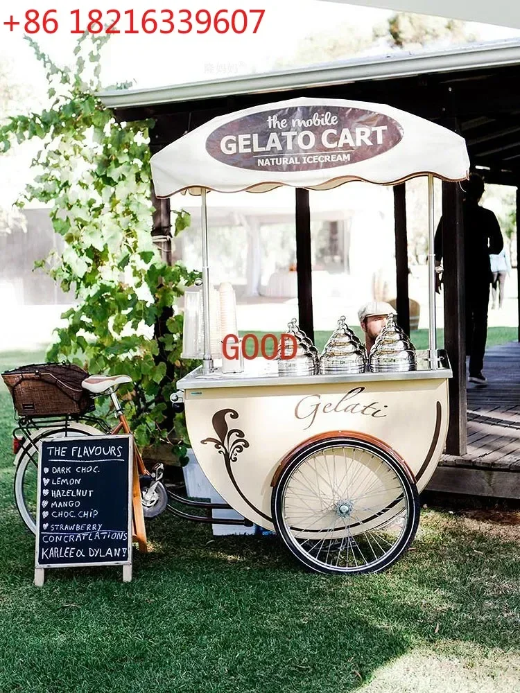 TAO Outdoor Activities Art Gallery Dining Car Market Camping Snack Tricycle Holiday Food Cart
