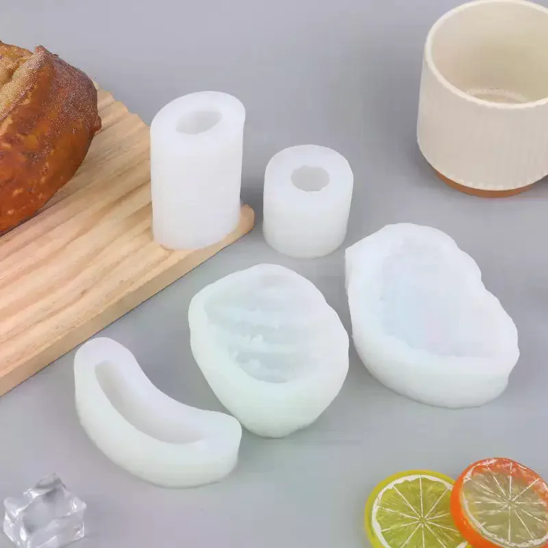 3D Fruit Silicone Mold Mango Banana Duria Lychee For Candle Aromatherapy Craft Making Cake Chocolate Fondant Baking Mold