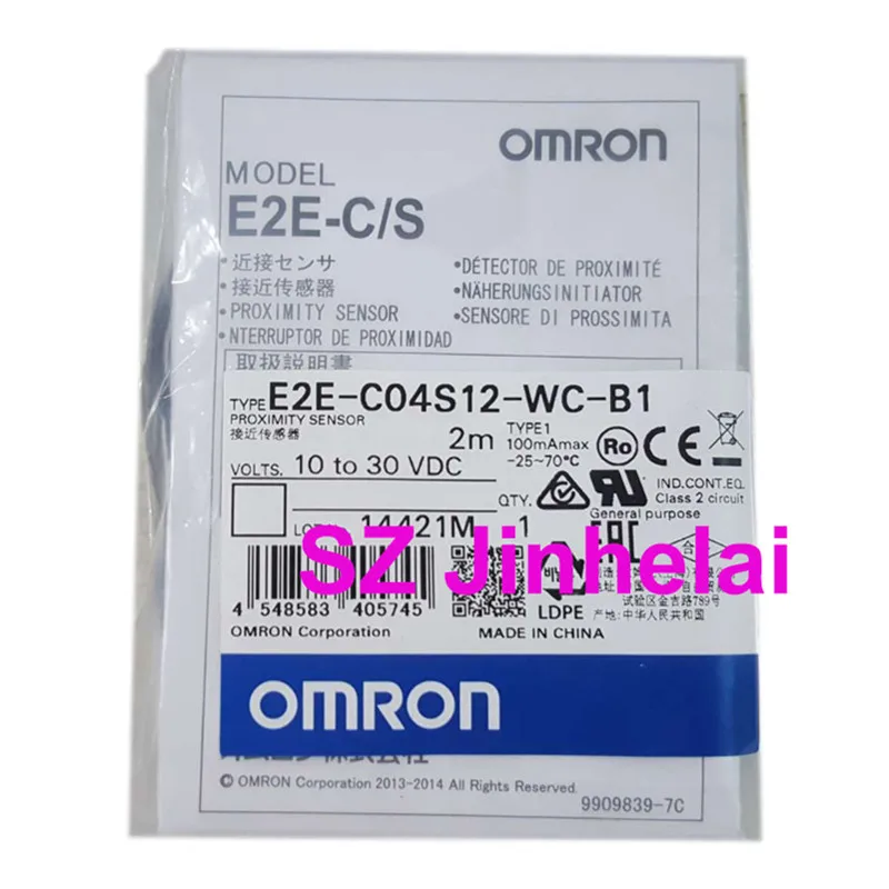 

Authentic Original Omron 10-30VDC 2M Small-diameter Proximity Sensor Switch E2E-C04S12-WC-B1 E2E-C04S12-WC-B2 E2E-C04S12-WC-B1-2