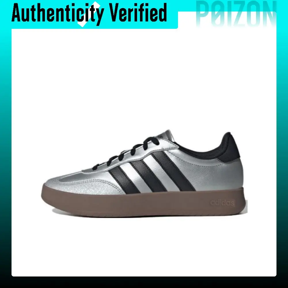 Adidas Nizza 2 Low top Skateboard Shoes Unisex Silver JQ6662