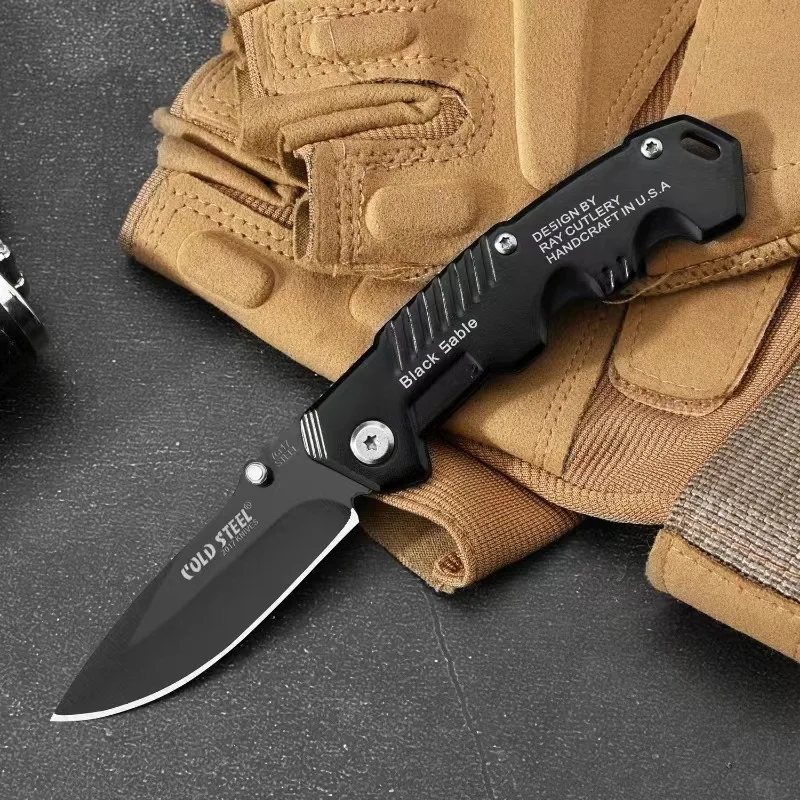 Outdoor Folding Pocket Knife for Man Stainless Steel Blade and Handle EDC Camping Knife Hiking Climbing Knife Survival Tool