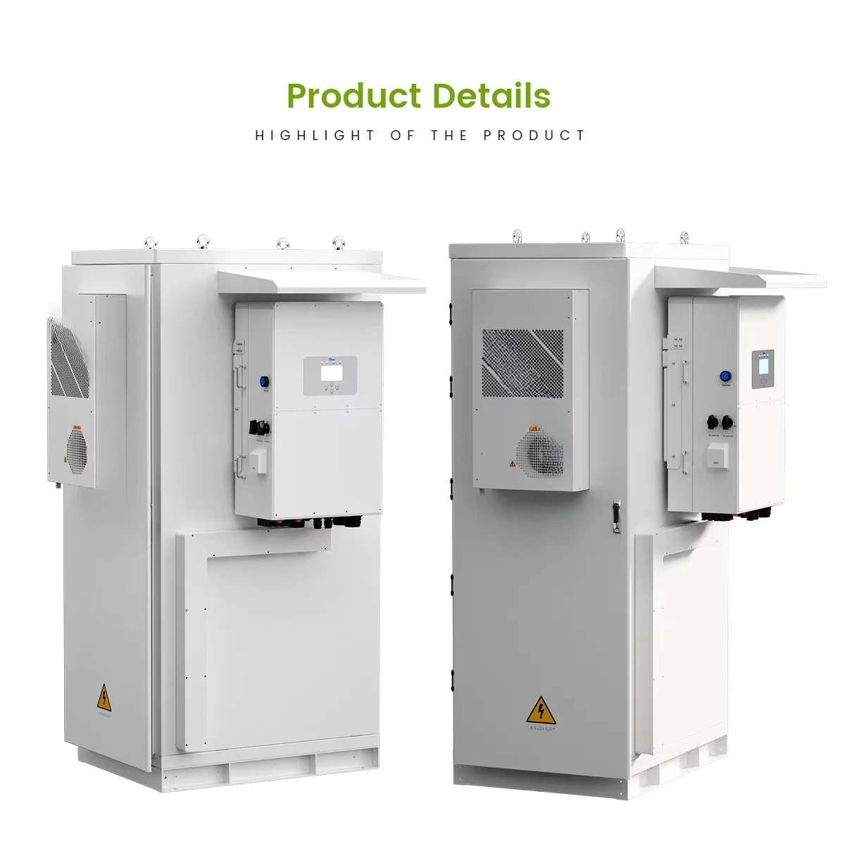 50kw 100kw 200kw 500kw 100KWh 200kwh 1020kwh Solar Battery 150kw 100 kw 500 kw Hybrid Energy Storage System with Air Cooling