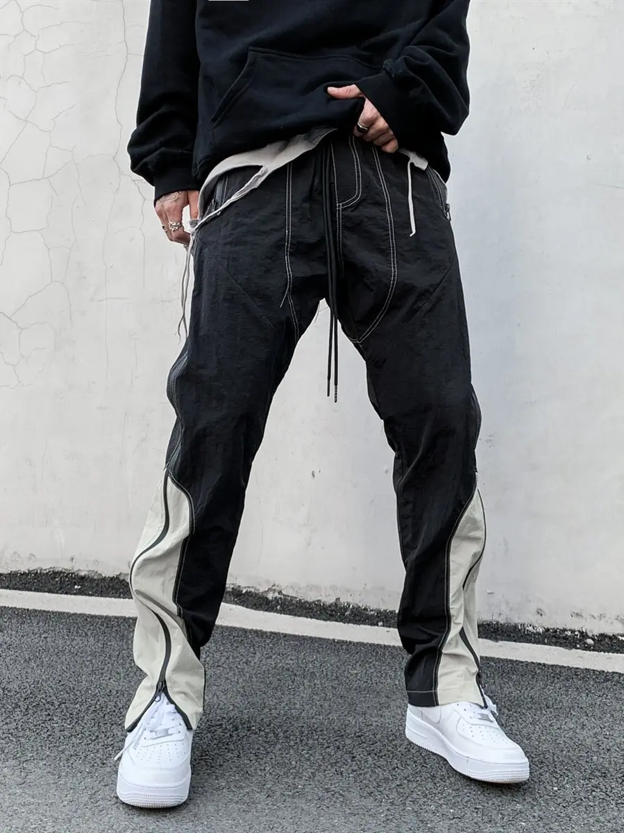 

High Street Harajuku Pants Streetwear Trousers for Men Japanese Kanye Men's Fashion Hip Hop Luxury Clothing