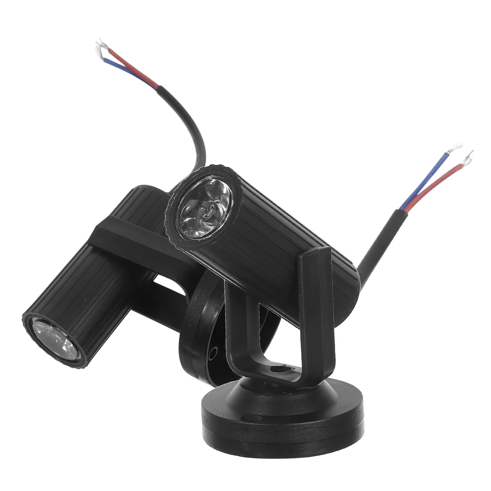 

2Pcs LED Beam Stage Light Mini Rotatable Spotlight with Red Blue Effects for Concerts Theaters Bars Club Party Lighting Setup