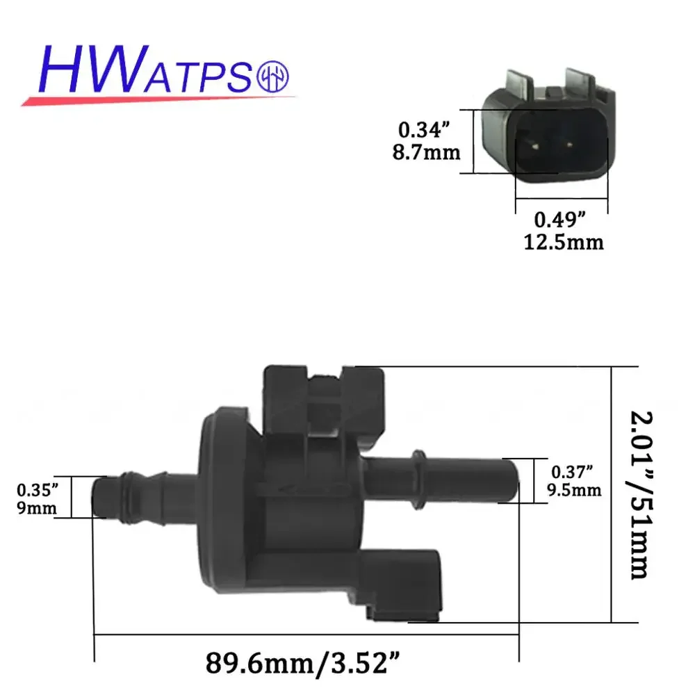 1/5/10 sztuk dla Ford Mondeo Fusion Lincoln MKZ 2013-2016 Turbo Fuel Vapor Canister Purge Solenoid Valve CU5A9G866AA 0280142519 — zdjęcie 4