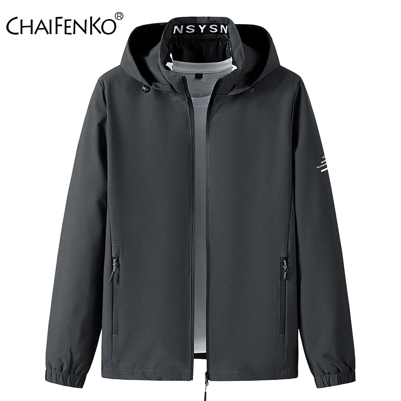 2024 Fashion Spring Autumn Leisure Comfortable Ventilation Outdoors Travel Versatile Man Coat Jacket New Detachable Cap Man Coat