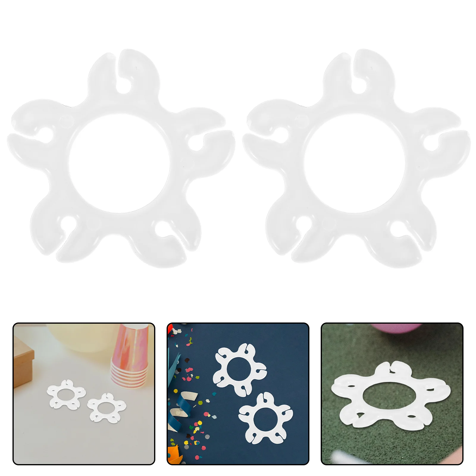 

100Pcs Balloon Arch Clips Plastic Connector Buckle Balloon Holder for Wedding Birthday Party Decoration Accessories