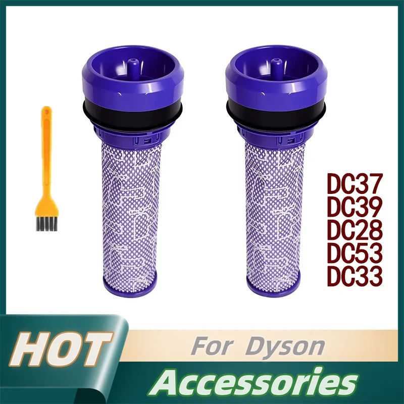 Washable Pre-Filter Air Filters Accessories For Dyson DC28c DC33c DC37 DC39c DC41c DC53 Vacuum Cleaner Spare Parts Accessories