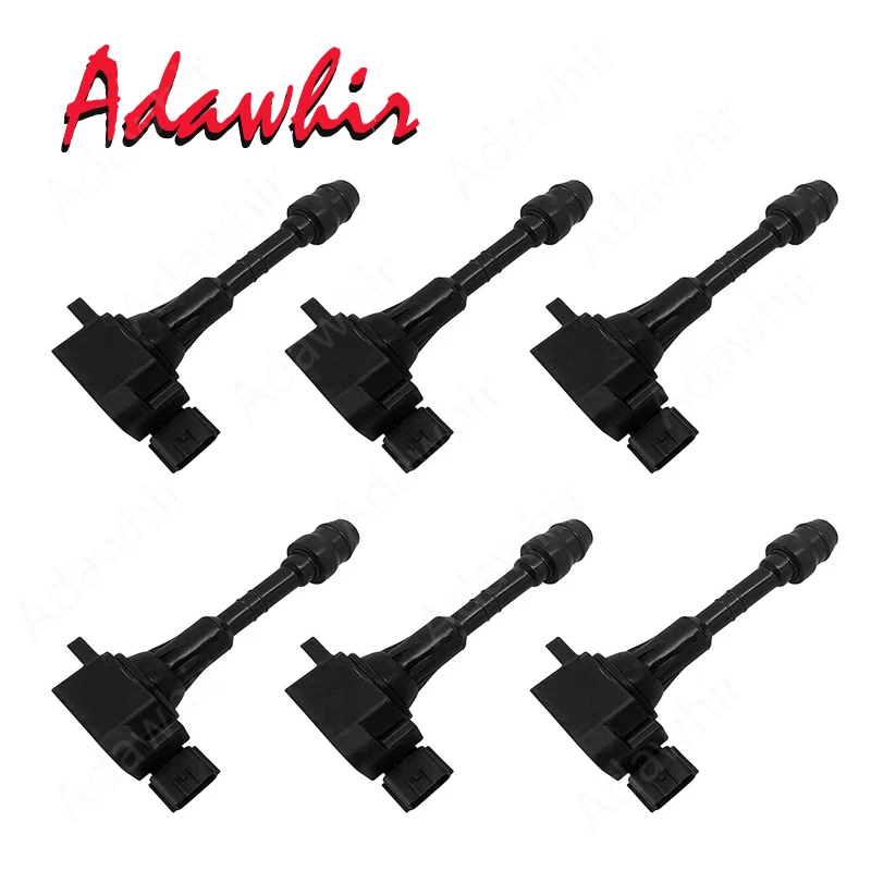 UF349 OEM 6 Ignition Coils for 3.5L 4L Nissan Frontie Maxima Infiniti Suzuki HQ 22448-8J111 22433-8J115