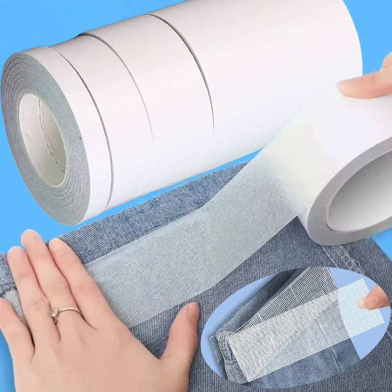 

Железная лента для подшивки, двусторонняя нетканая клейкая лента с прокладкой, ленты для подол одежды, черно-белая лента для шитья своими руками, лоскутные аксессуары