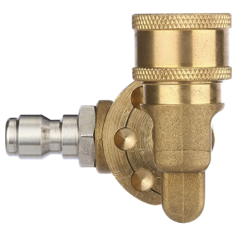 

Поворотная муфта 1/4 QC с 10 уплотнительными кольцами 4500PSI, быстрое соединение, насадка для мойки высокого давления, 5 углов для насадок для мойки высокого давления