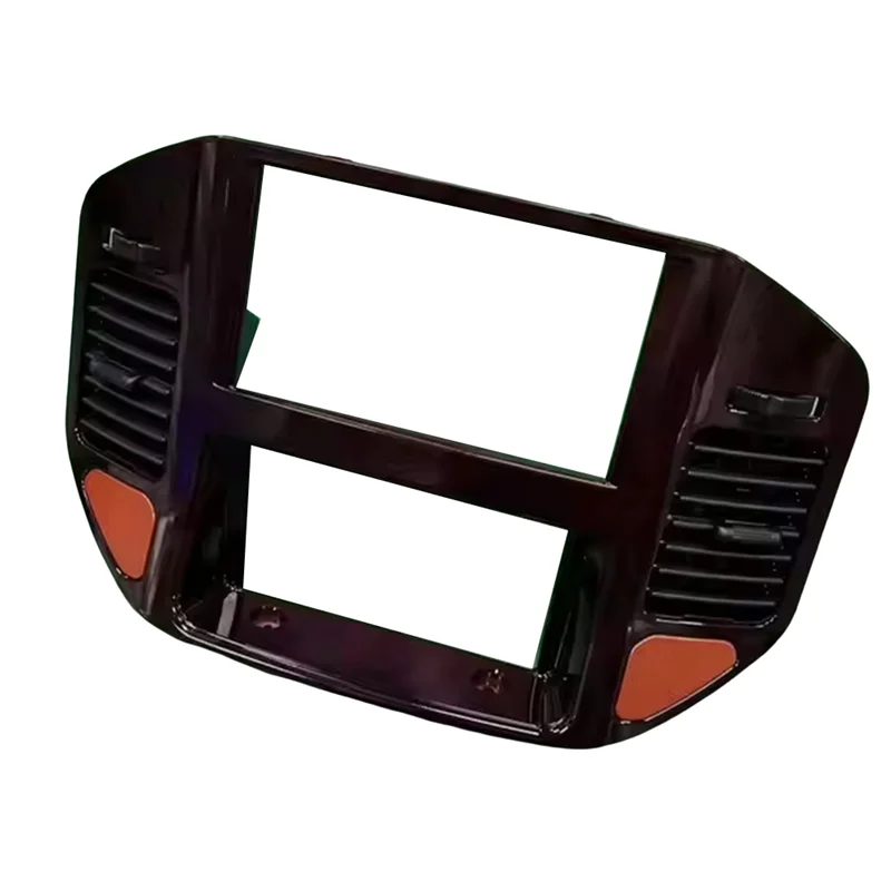 

A82E-Central Air Conditioning Vent Outlet Grille Middle Dash Wood Grain Air Outlet Grille Assembly For Mitsubishi Pajero 2000-20