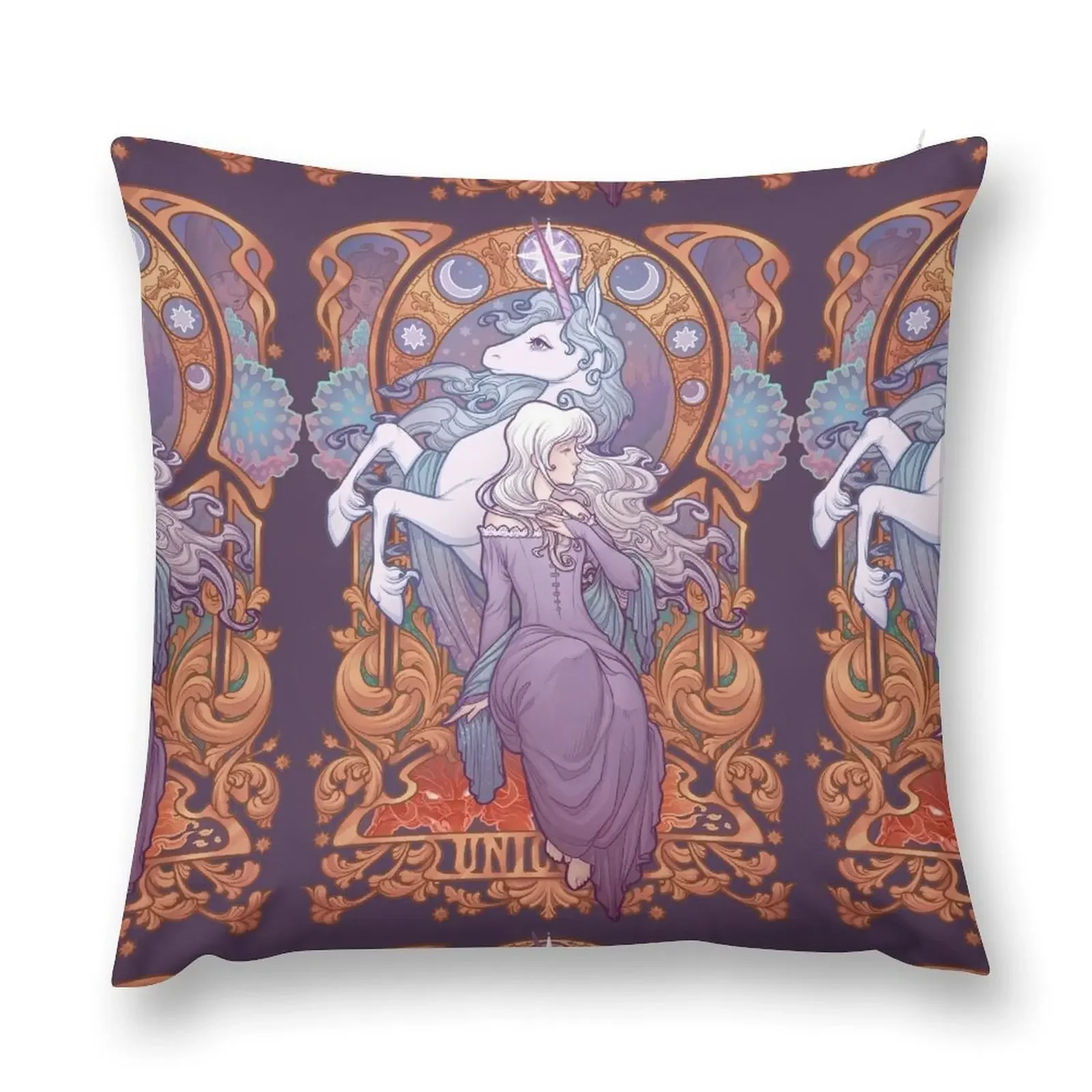 Lady Amalthea - The Last Unicorn Throw Pillow Sofa Covers bed pillows pillow