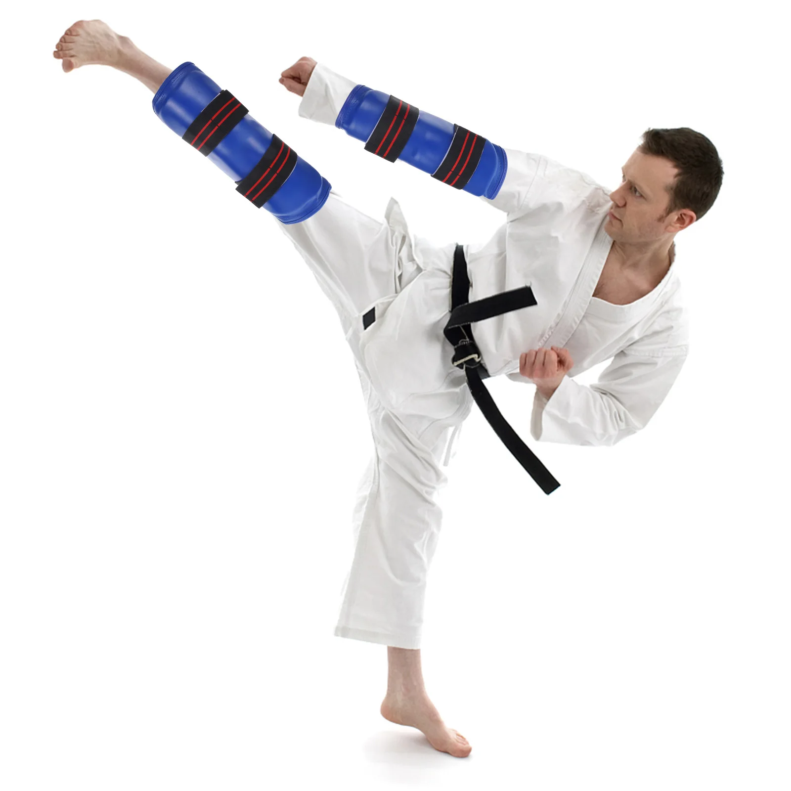 

Legs and Elbow Guard Set Taekwondo Pads Sparring Gear Karate Equipment Leggings