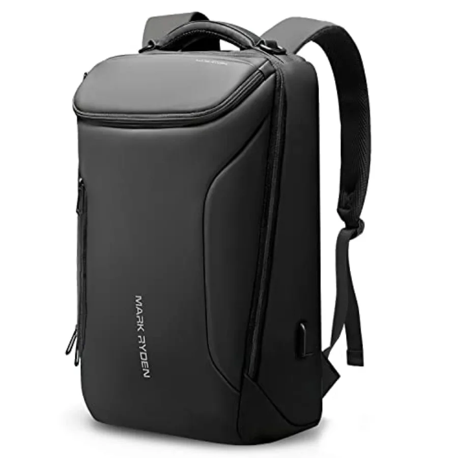 

Business Backpack for Men Waterproof High Tech Backpack with Sport Car Shape Design and USB Charging Port Travel Laptop Backpac