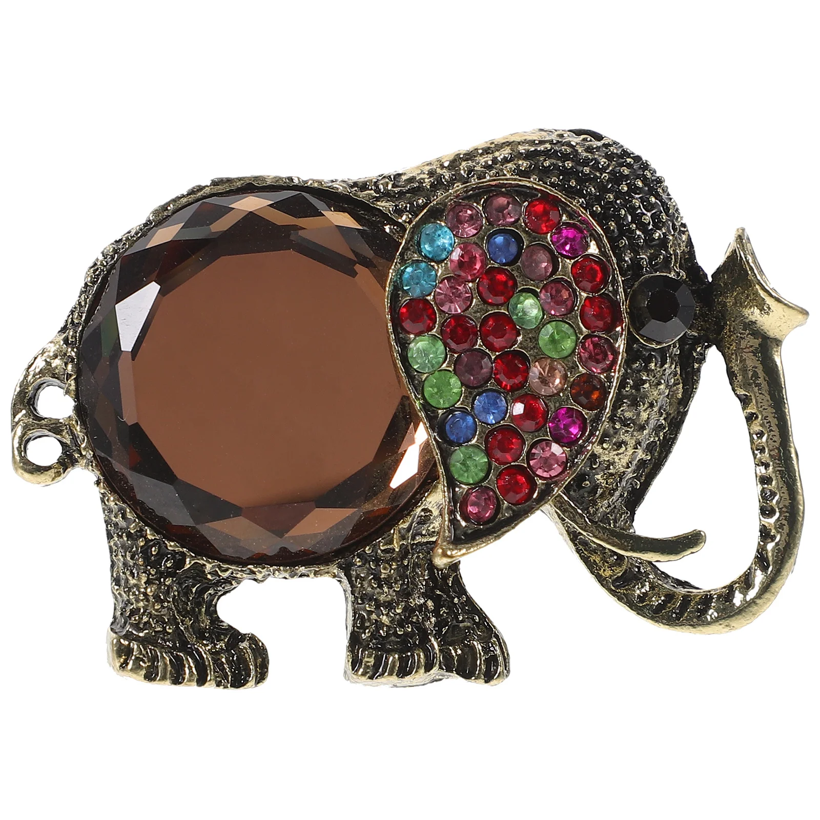 

Elephant Shape Car Perfume Clip Colorful Rhinestone Solid Aromatherapy Diffuser Auto Interior Decoration Gift Car Clip