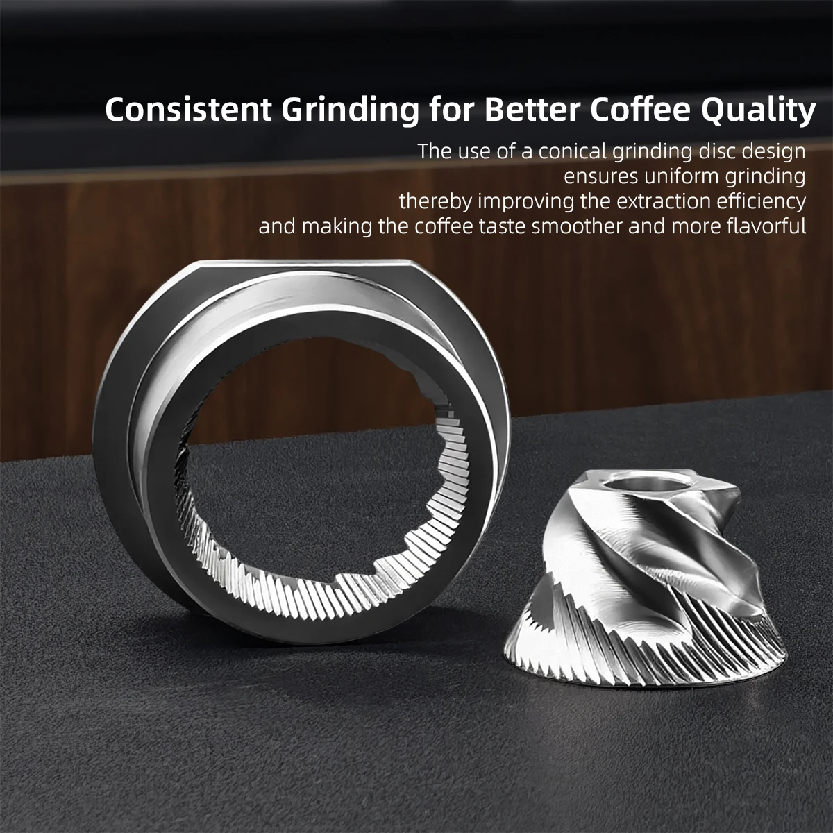 ใบมีดบดกาแฟสแตนเลสขนาด 48 มม. - Pressure Gauge Espresso บทวิจารณ์และราคา