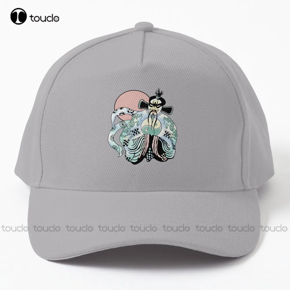 Big Trouble In Little China Lo Pan Fu Manchu Hd Baseball Cap Funny Caps For Men Denim Color Cotton Denim Caps Harajuku Cartoon