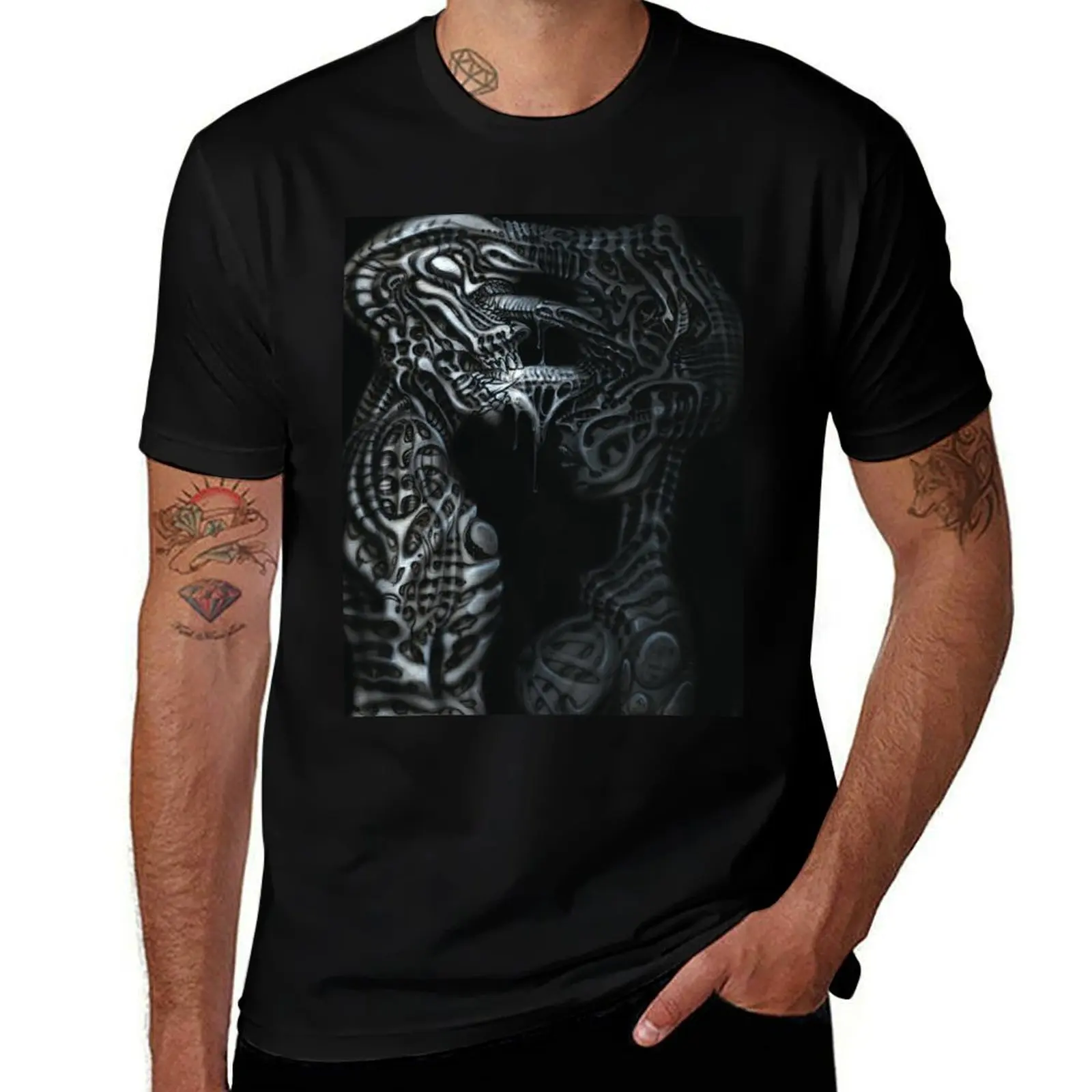 

Breath into me II T-Shirt Classic Crew Neck Cotton T-Shirt