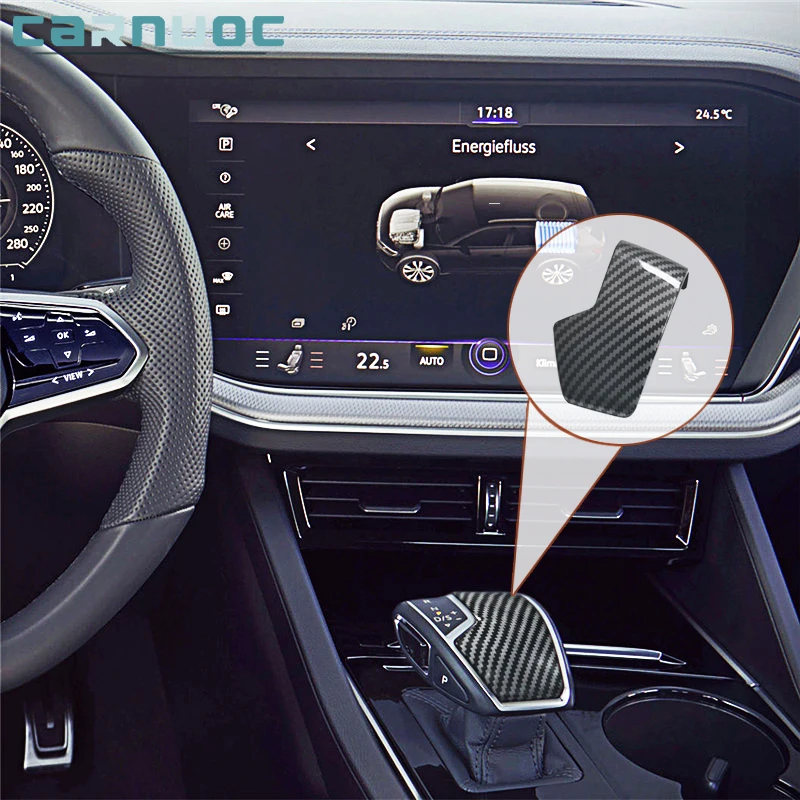 ABS наклейки из углеродного волокна для Volkswagen Touareg 2019-2022, накладка на переключатель передач