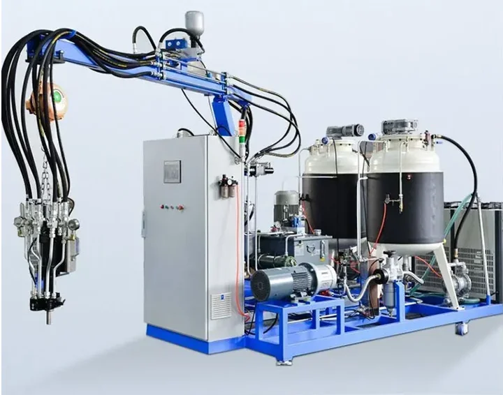 Attrezzatura per la produzione di solette per aumento del poliuretano Macchina per schiumare il cuscino in PU Macchina per schiuma di poliuretano per la cura del freddo per la produzione di stampi